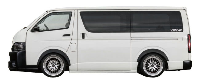 玄武 TRH/KDH/GDH200系ハイエース4WD 1インチローダウンセット-